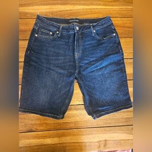 Women's Calvin Klein Denim Bermuda Shorts Size 12